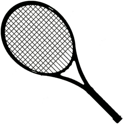 Tennis - Dark strokes