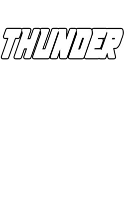 thunder outline 2