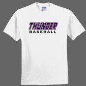 Thunder Baseball - Heavy Cotton 100% Cotton T Shirt